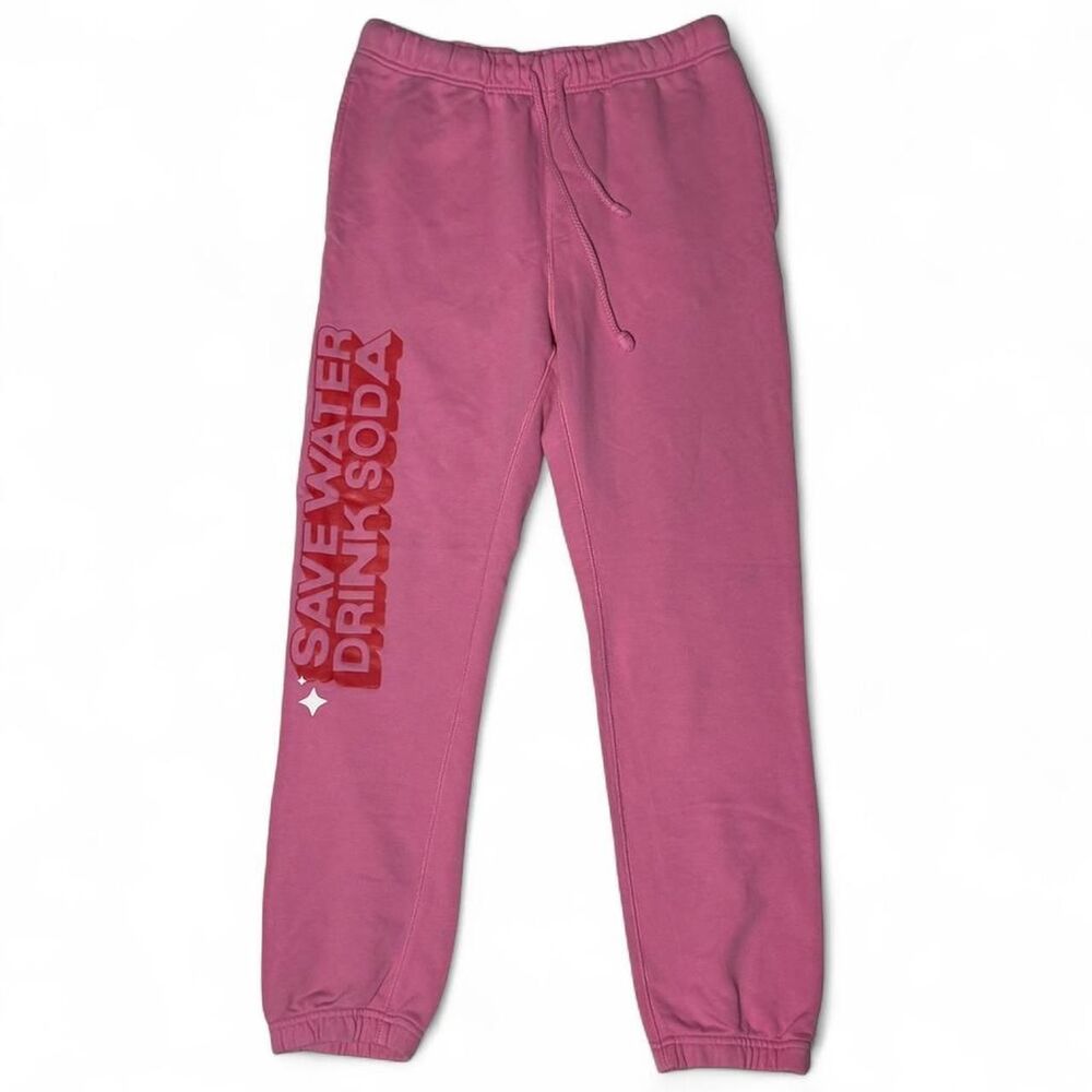 Pink Poppi Birthday Suit Cuffed Drawstring Sweatpants Size Small